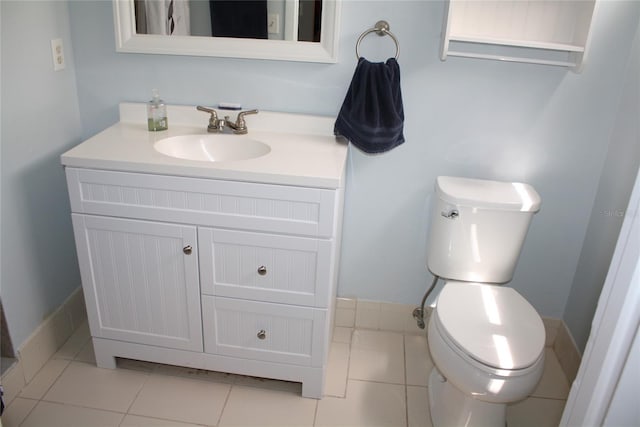 8650 SW 108th Pl, Ocala, FL 34481 - bathroom with vanity and tile patterned flooring