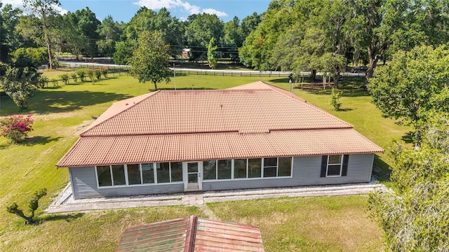 475 NE 155th Pl, Citra, FL 32113 - back of property with a tiled roof