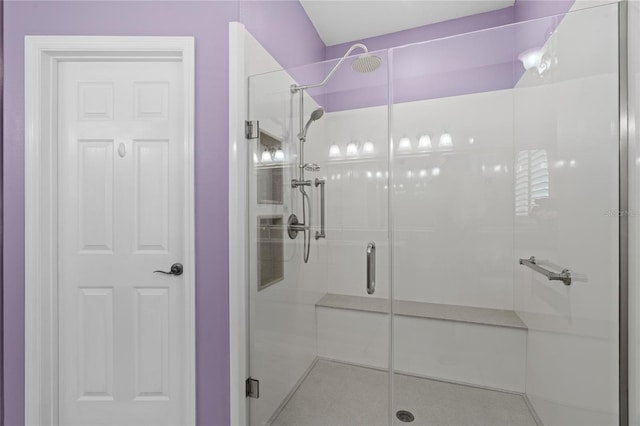 15549 SW 11th Terrace Rd, Ocala, FL 34473 - full bathroom featuring a stall shower and tile patterned flooring