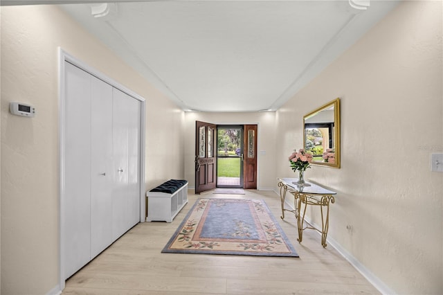 12131 NE 10th Ter, Ocala, FL 34479 - entryway with wood finished floors and baseboards
