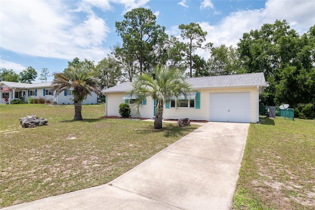 8247 SW 105th Pl, Ocala, FL 34481 - single story home with a garage, driveway, and a front yard