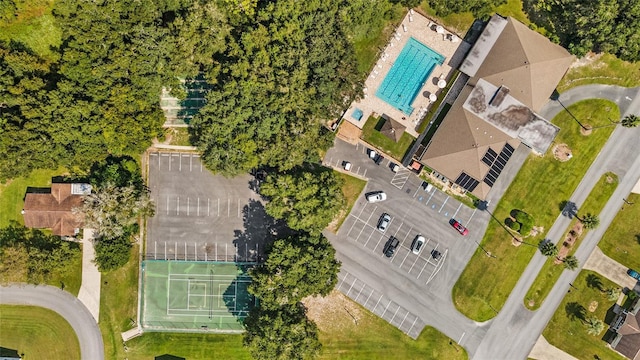 8247 SW 105th Pl, Ocala, FL 34481 - aerial view of a pool area