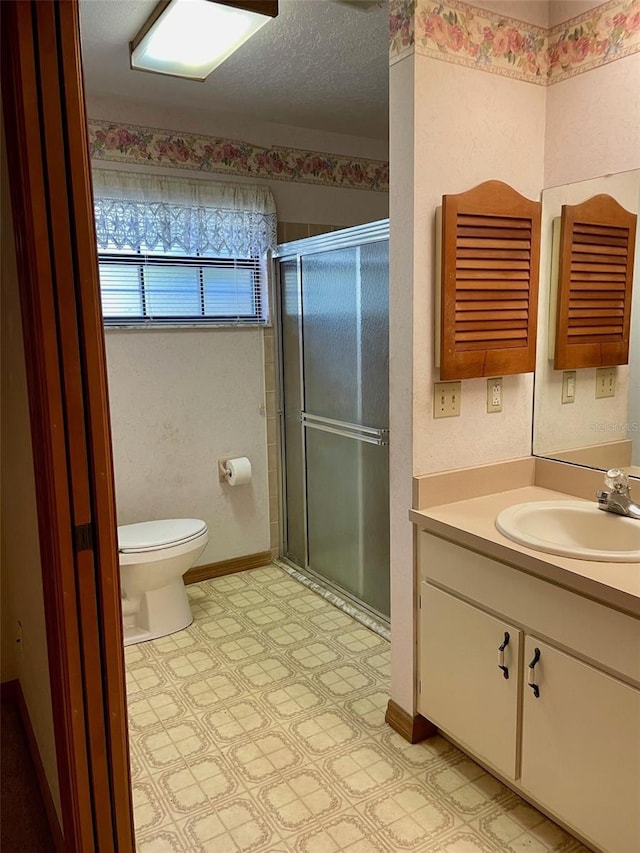 1112 NE 130th Ter, Silver Springs, FL 34488 - bathroom with vanity, a stall shower, and tile patterned floors