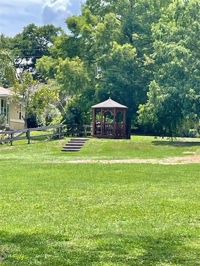 1112 NE 130th Ter, Silver Springs, FL 34488 - view of yard with a gazebo