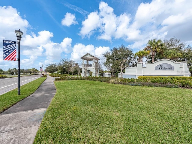 14347 Easy Goer St, Ruskin, FL 33573 - view of community featuring a yard