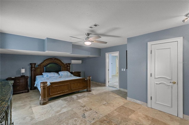 200 Asphodel Dr, Dothan, AL 36303 - bedroom featuring ceiling fan and a wall mounted air conditioner
