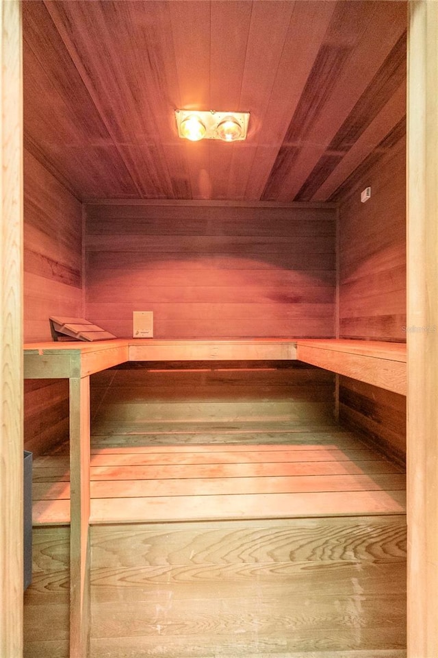 200 Asphodel Dr, Dothan, AL 36303 - sauna / steam room featuring wood ceiling and wood walls