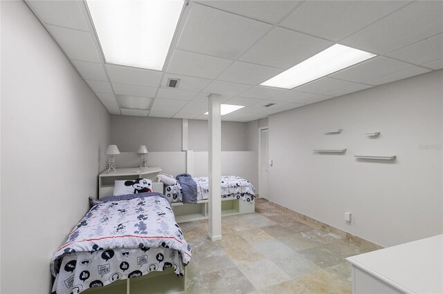 200 Asphodel Dr, Dothan, AL 36303 - bedroom with a paneled ceiling and stone finish flooring