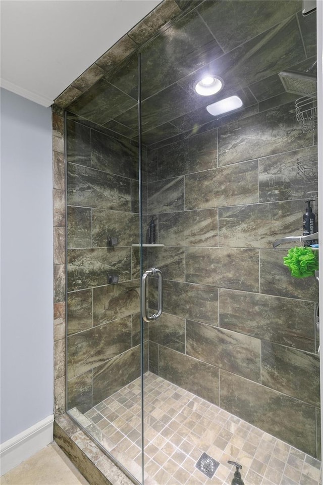200 Asphodel Dr, Dothan, AL 36303 - full bath featuring a stall shower and ornamental molding