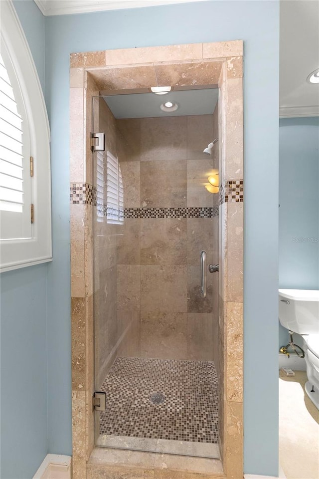 200 Asphodel Dr, Dothan, AL 36303 - full bathroom featuring a stall shower and toilet