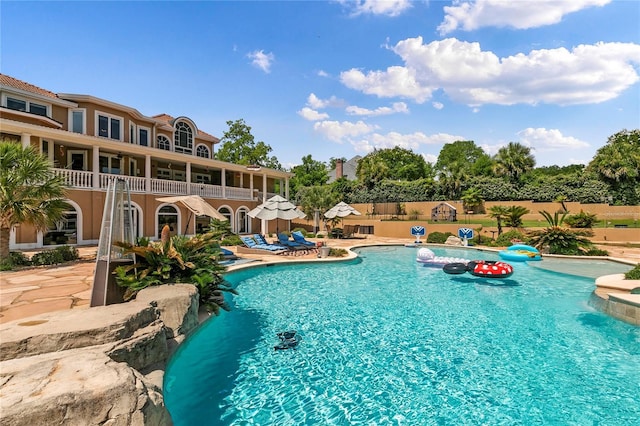 200 Asphodel Dr, Dothan, AL 36303 - view of pool with a patio