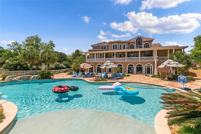 200 Asphodel Dr, Dothan, AL 36303 - view of swimming pool featuring a patio area