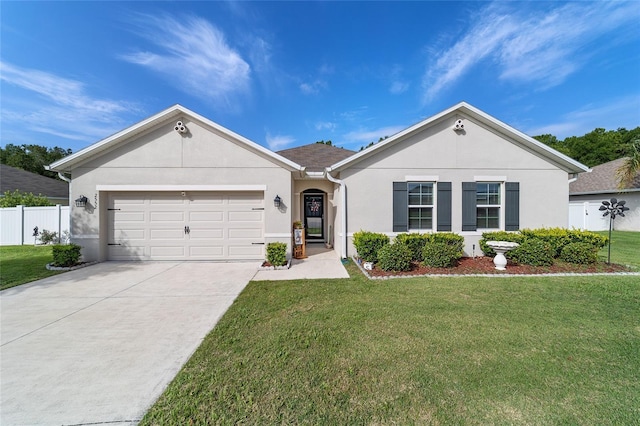 2552 NE 42nd Rd, Ocala, FL 34470 - single story home with driveway, stucco siding, and an attached garage