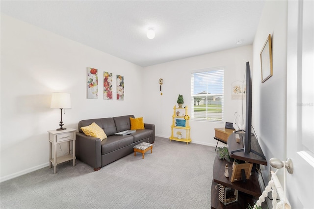 2552 NE 42nd Rd, Ocala, FL 34470 - living room with light colored carpet and baseboards