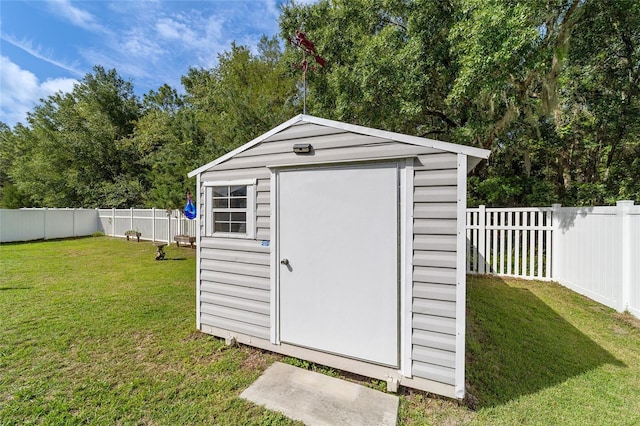2552 NE 42nd Rd, Ocala, FL 34470 - view of shed with a fenced backyard