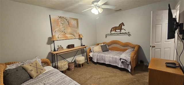 5591 NW 61st Ln, Ocala, FL 34482 - bedroom with carpet and ceiling fan