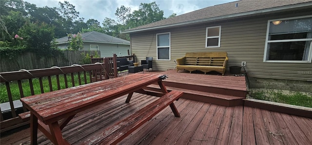 5591 NW 61st Ln, Ocala, FL 34482 - deck with outdoor dining space
