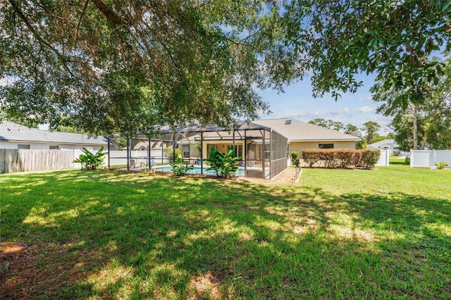 4300 NW 4th Cir, Ocala, FL 34475 - view of yard featuring glass enclosure