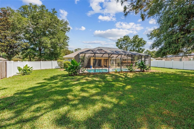 4300 NW 4th Cir, Ocala, FL 34475 - fenced backyard featuring glass enclosure