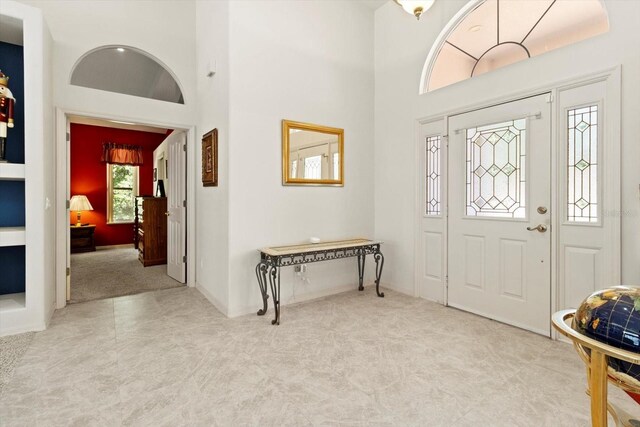 4322 N Mayan Dr, Hernando, FL 34442 - foyer with a high ceiling