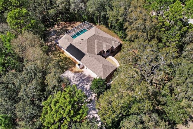 4322 N Mayan Dr, Hernando, FL 34442 - aerial view of property and surrounding area featuring a forest