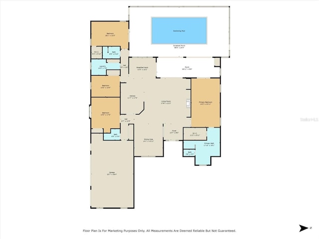 4322 N Mayan Dr, Hernando, FL 34442 - view of floor plan / room layout