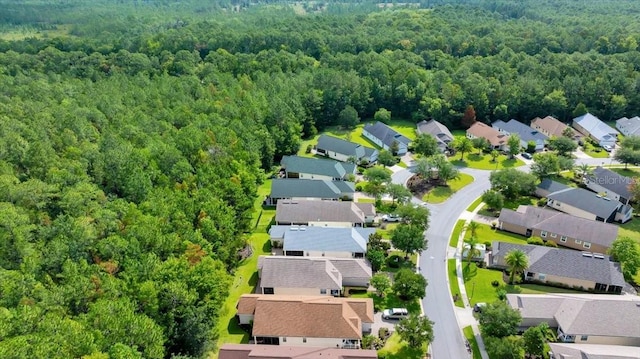 814 Copperhead Cir, Saint Augustine, FL 32092 - aerial view of residential area featuring a heavily wooded area
