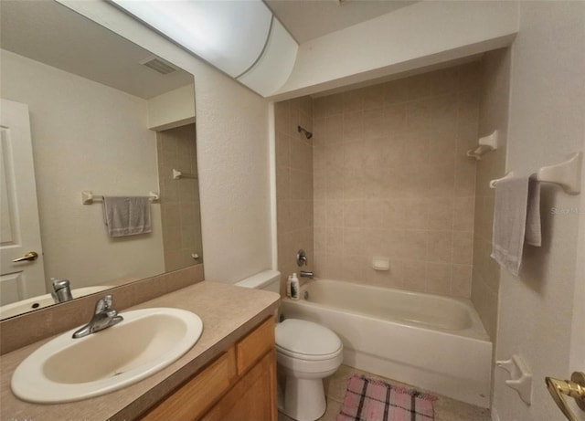 15483 Penn State Rd, Weeki Wachee, FL 34614 - bathroom with vanity and shower / washtub combination