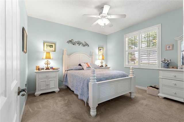 8566 SW 83rd Loop, Ocala, FL 34481 - bedroom featuring light carpet and a ceiling fan
