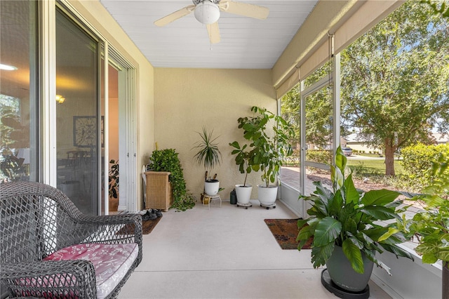 8566 SW 83rd Loop, Ocala, FL 34481 - sunroom / solarium with ceiling fan