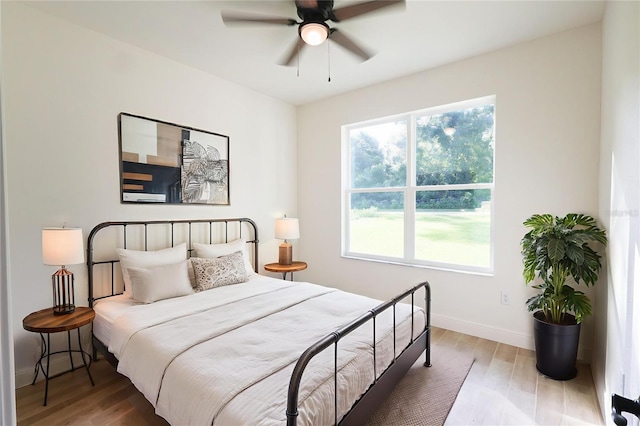 7 Hill Prince Dr, Ocala, FL 34482 - bedroom featuring wood finished floors and ceiling fan