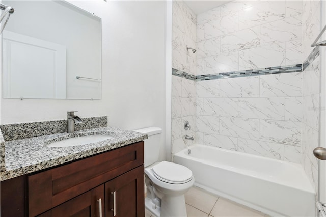 15212 SW 27th Ct, Ocala, FL 34473 - full bath featuring vanity,  shower combination, and tile patterned floors