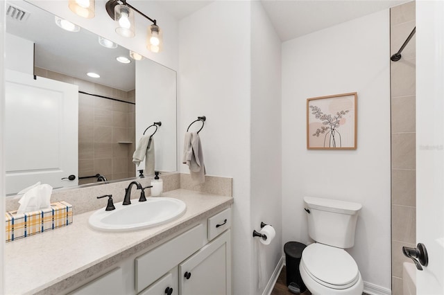 4416 Homan Loop, The Villages, FL 32163 - bathroom with vanity and a shower