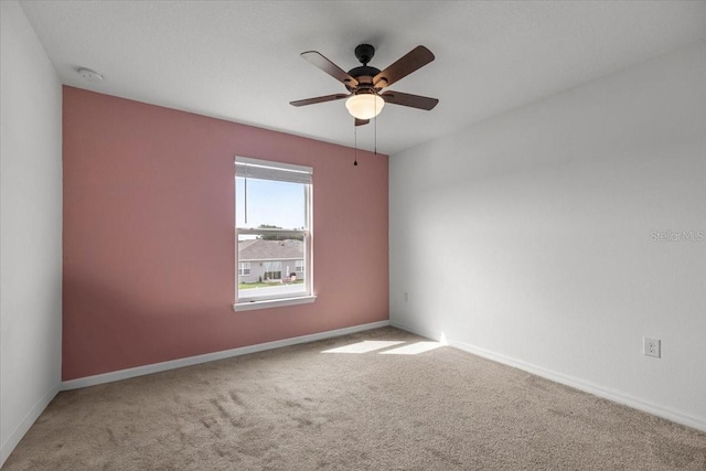 7695 SW 64th Street Rd, Ocala, FL 34474 - unfurnished room with carpet flooring and ceiling fan