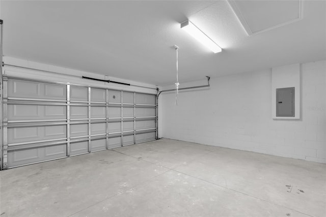 4501 SW 159th Street Rd, Ocala, FL 34473 - garage with electric panel and concrete block wall