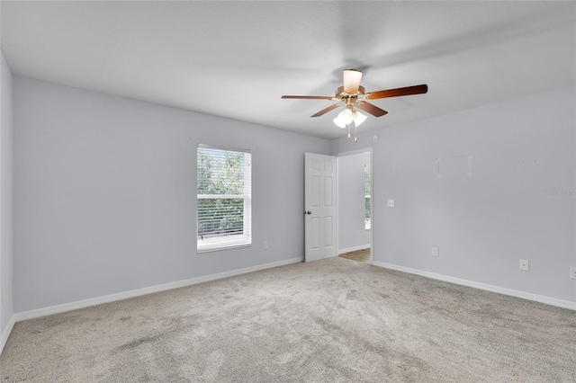 4501 SW 159th Street Rd, Ocala, FL 34473 - spare room with ceiling fan and carpet floors