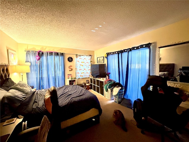 3525 E Fort King St Unit 140, Ocala, FL 34470 - carpeted bedroom featuring a textured ceiling