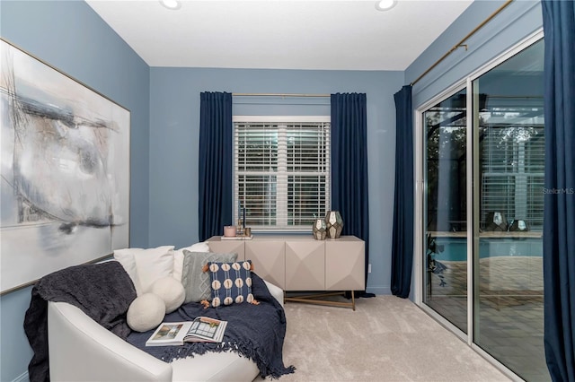 3196 W Mustang Blvd, Beverly Hills, FL 34465 - sitting room with carpet floors and baseboards