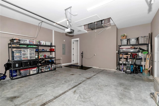 3196 W Mustang Blvd, Beverly Hills, FL 34465 - garage featuring electric panel and a garage door opener