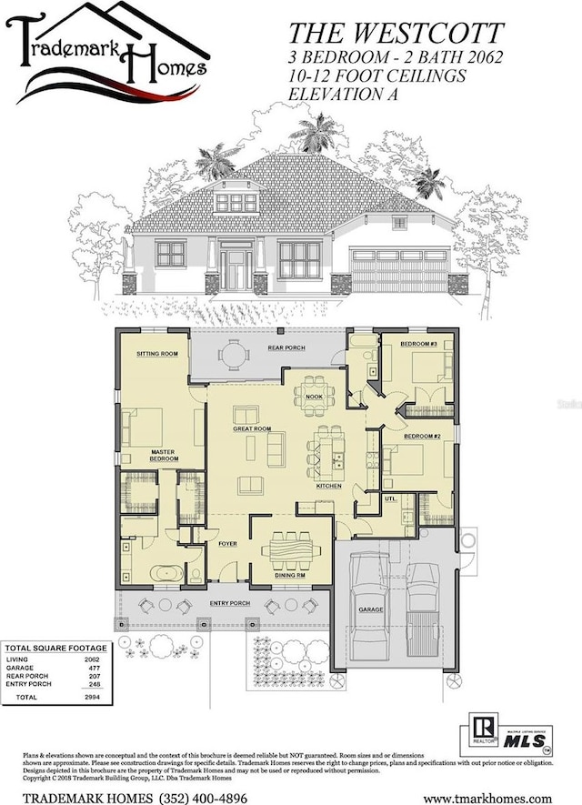 3196 W Mustang Blvd, Beverly Hills, FL 34465 - view of floor plan / room layout