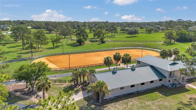 3196 W Mustang Blvd, Beverly Hills, FL 34465 - aerial view of a tree filled landscape