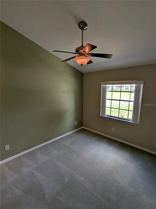 3650 SE 55th Ct, Ocala, FL 34480 - unfurnished room featuring ceiling fan and dark colored carpet