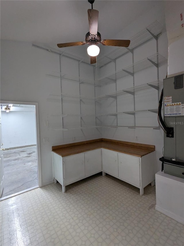 3650 SE 55th Ct, Ocala, FL 34480 - unfurnished office with ceiling fan and light flooring
