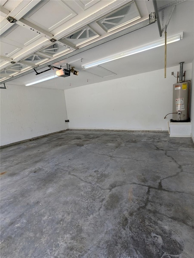 3650 SE 55th Ct, Ocala, FL 34480 - garage with water heater and a garage door opener