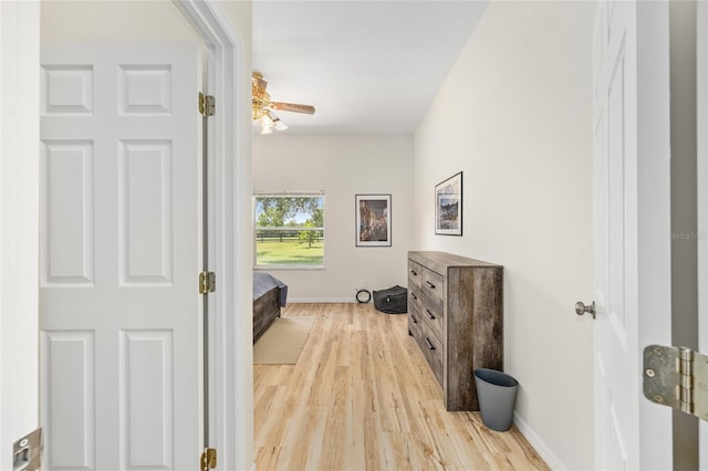 7220 NW 83rd Ter, Ocala, FL 34482 - hallway with light wood-type flooring
