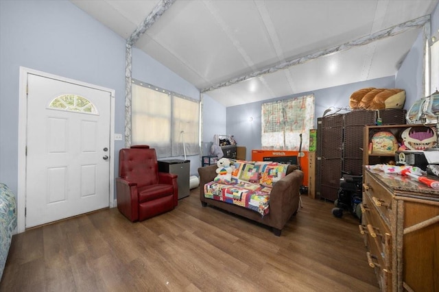2340 NE 14th Ave, Ocala, FL 34470 - bedroom featuring vaulted ceiling and wood finished floors