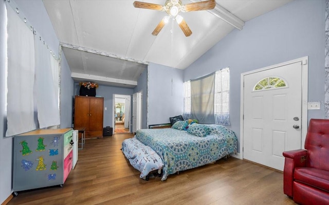 2340 NE 14th Ave, Ocala, FL 34470 - bedroom featuring wood finished floors and ceiling fan