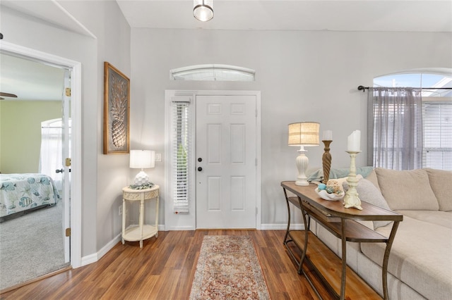 6362 N Walter Ter, Citrus Springs, FL 34434 - foyer featuring wood finished floors and healthy amount of natural light