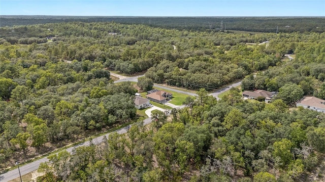 6362 N Walter Ter, Citrus Springs, FL 34434 - aerial overview of property's location featuring a heavily wooded area