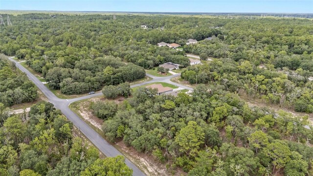 6362 N Walter Ter, Citrus Springs, FL 34434 - aerial overview of property's location featuring a heavily wooded area